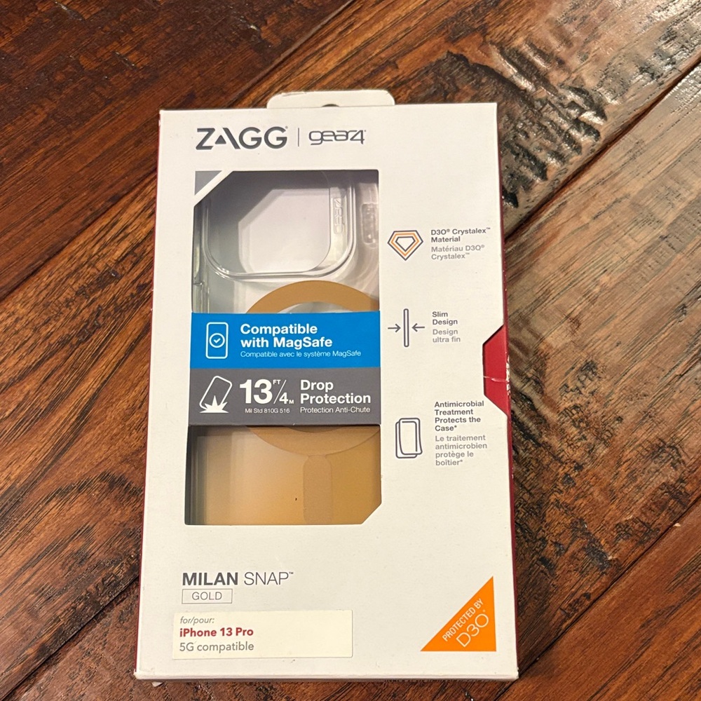 ZAGG Milan Snap Case for iPhone 13 Pro - Gold
